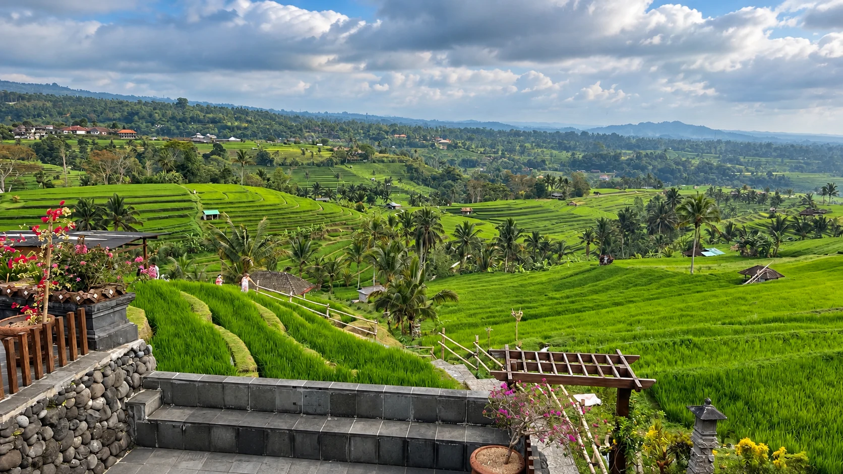Bali · Reisterrassen – Grün bis zum Horizont