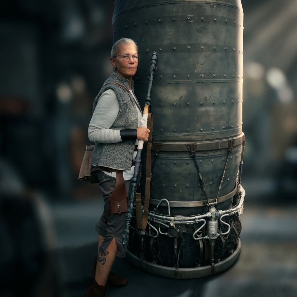 Conny im Rey-Cosplay
